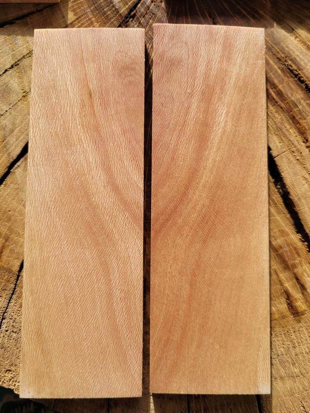Plaquettes de manche en bois de platane